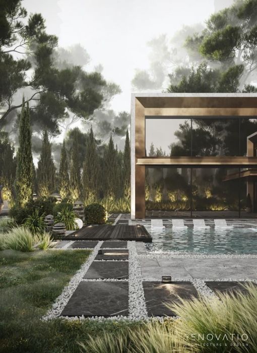 Projects - Facades - House 4844 Sq.ft. - A photo  4