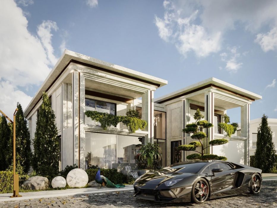 Projects - Facades - House 4951 Sq.ft. Pusha - A photo  2